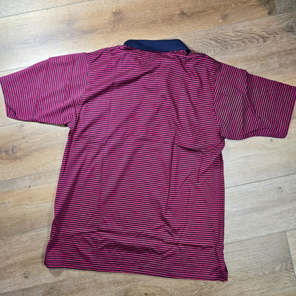 Vintage NWT Brooks Brothers Polo Men’s XL Teal Striped 100% Pima Cotton USA Made - Picture 7 of 7